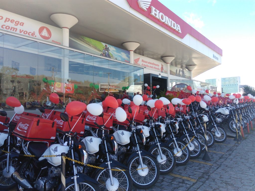 Motorac Honda entrega 90 motos para Coca-Cola – Portal Thiago Lagos
